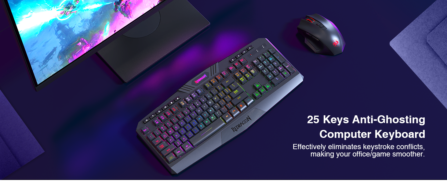 Wireless Gaming Keyboard and Mouse