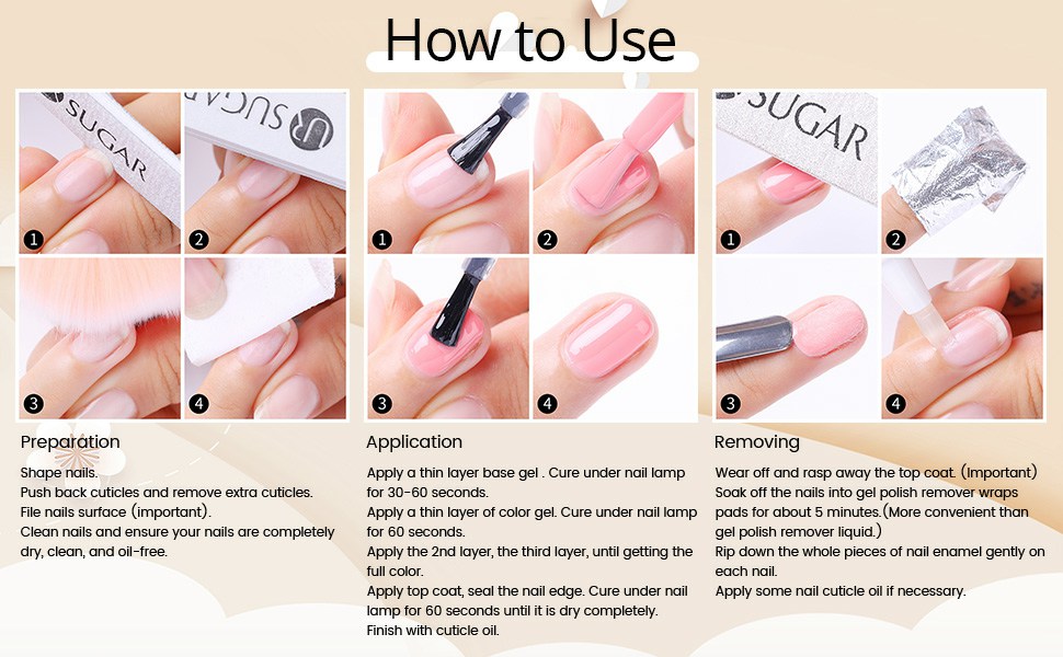 Soak Off Gel Nail Polish