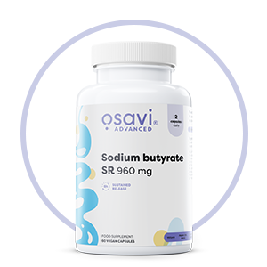 Butyrate de sodium SR, 960 mg - 60 gélules végétaliennes