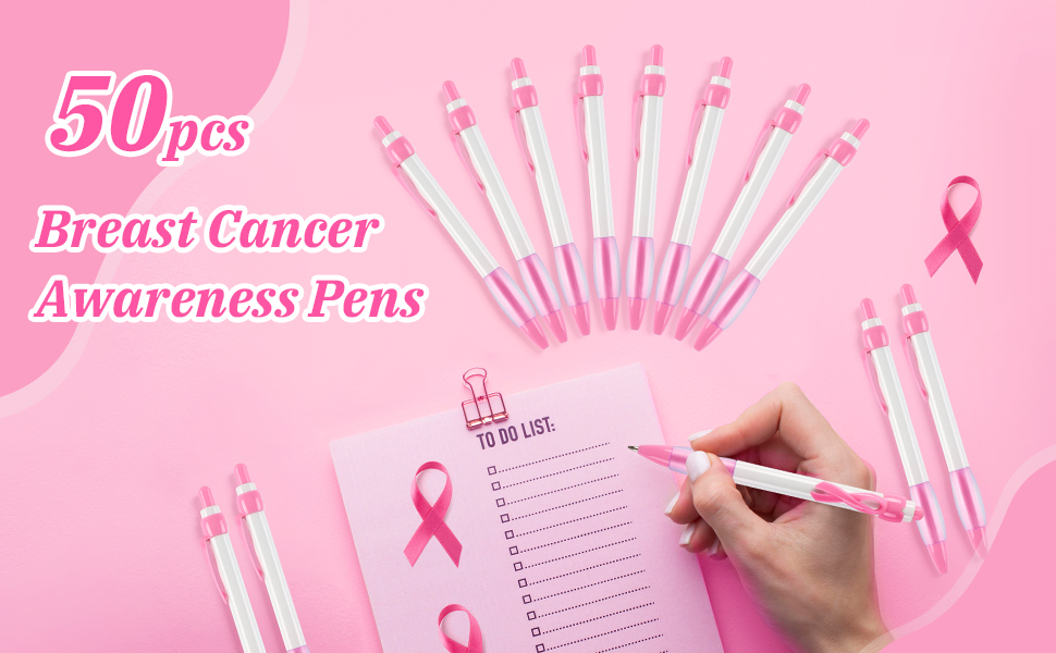 SANNIX breast cancer awareness pens