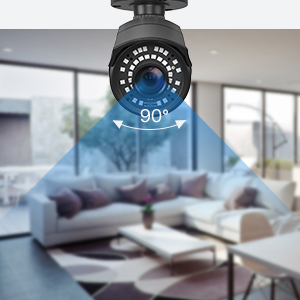 1080p HD & 105° Angle View