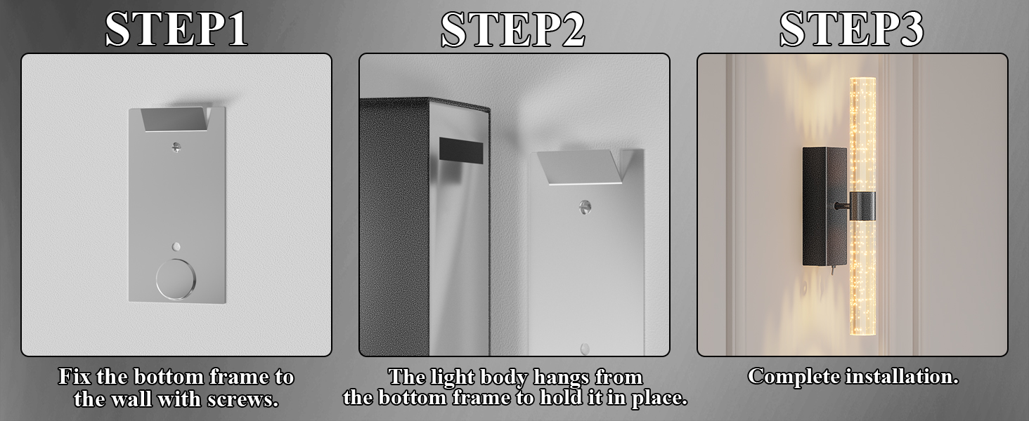 battery powered wall sconce