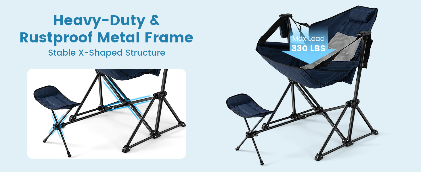 Heavy-Duty & Rustproof Metal Frame