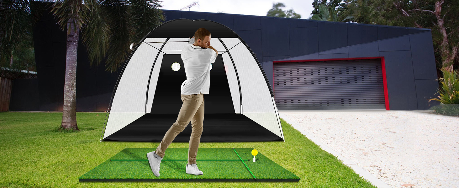 Eapele Golf Mat, Thicken Golf Mats Practice Outdoor Indoor