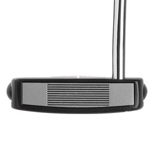face view of the Orlimar F80 Black/Silver putter with the soft TPU face insert