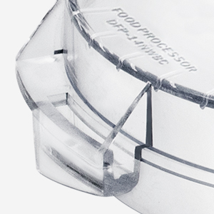 DFP-14NWBCT1 Replacement Clear Food Processor Work Bowl Cover with 4 Locking Tabs