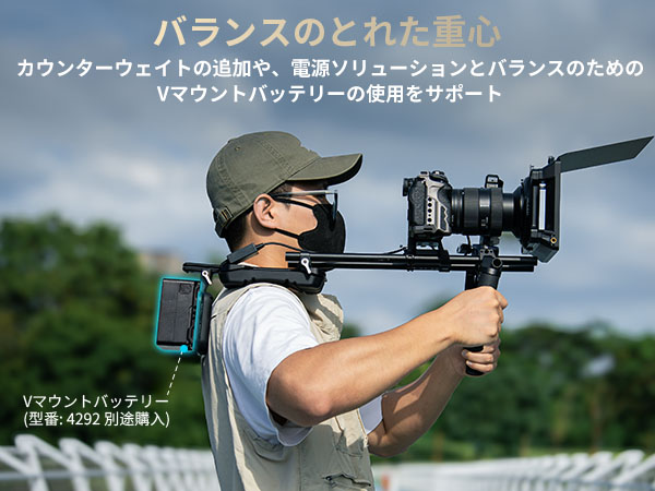 DLC hd-dslrプロフェッショナルカメラビデオリグショルダーサポートシステム khxv5rg Amazon.co.jp: ショルダーパッド付きカメラショルダーリグ、軽量