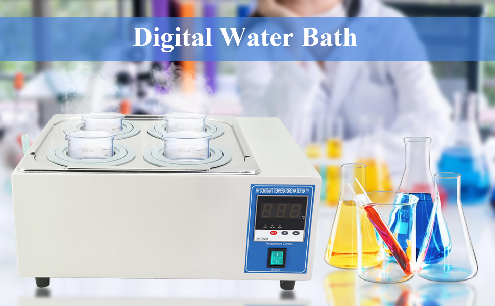 12L Digital Water Bath Lab Water Bath Thermostatic Heating Water Bath