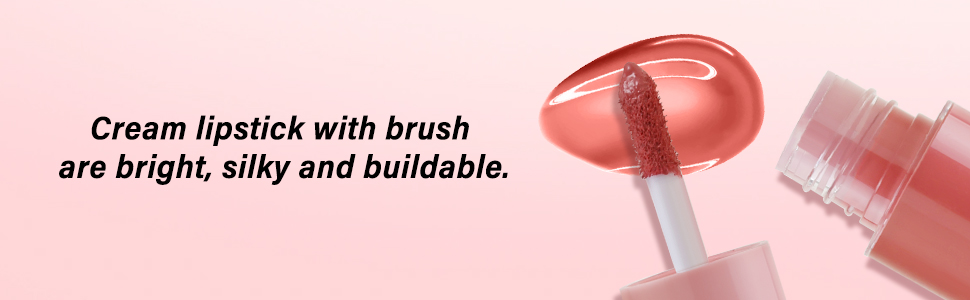 with brush
