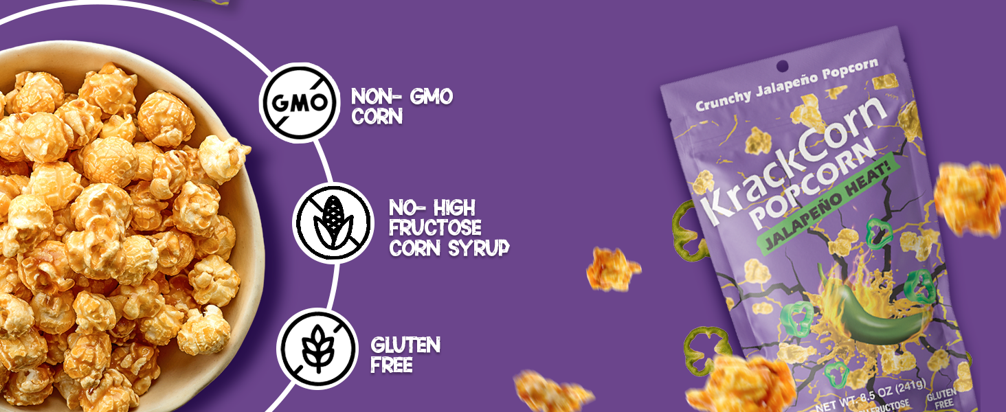 snacks chips popcorn caramel cheese snacks crunchy variety pack gourmet food spicy sweet jalapeno