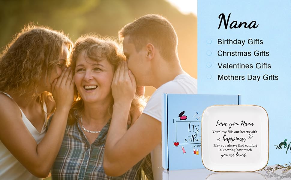 COZITED Nana Gifts from Grandkids, Love You Nana Jewelry