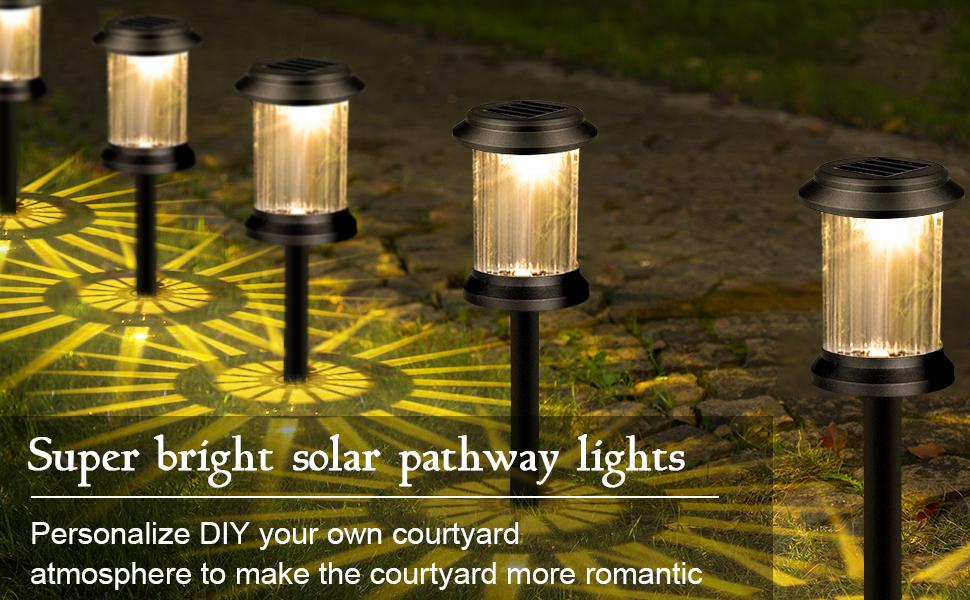 solar  pathway lights outdoor