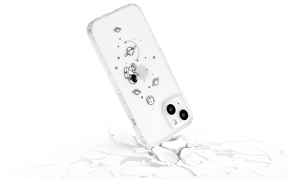 ZTOFERA Compatible with iPhone 13 Clear Case, 6.1Inch, Silicone