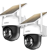 Amazon.com : AOSU Solar Camera Outdoor Wireless - 100% Wire