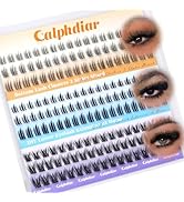 calphdiar Bottom Lash Clusters Lower Lashes Extensions 3 Styles Bottom Eyelash Clusters 6-8mm Bot...