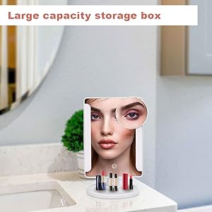 Storage makeup tray