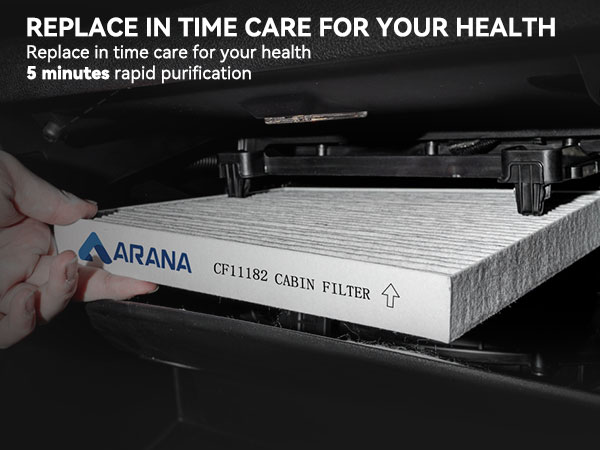 Amazon.com: ARANA CF11182 Cabin Air Filter With Coconut