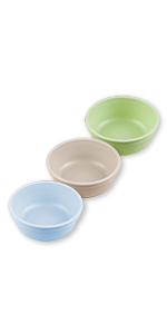 ice blue leaf sand small food bowls for kids meals