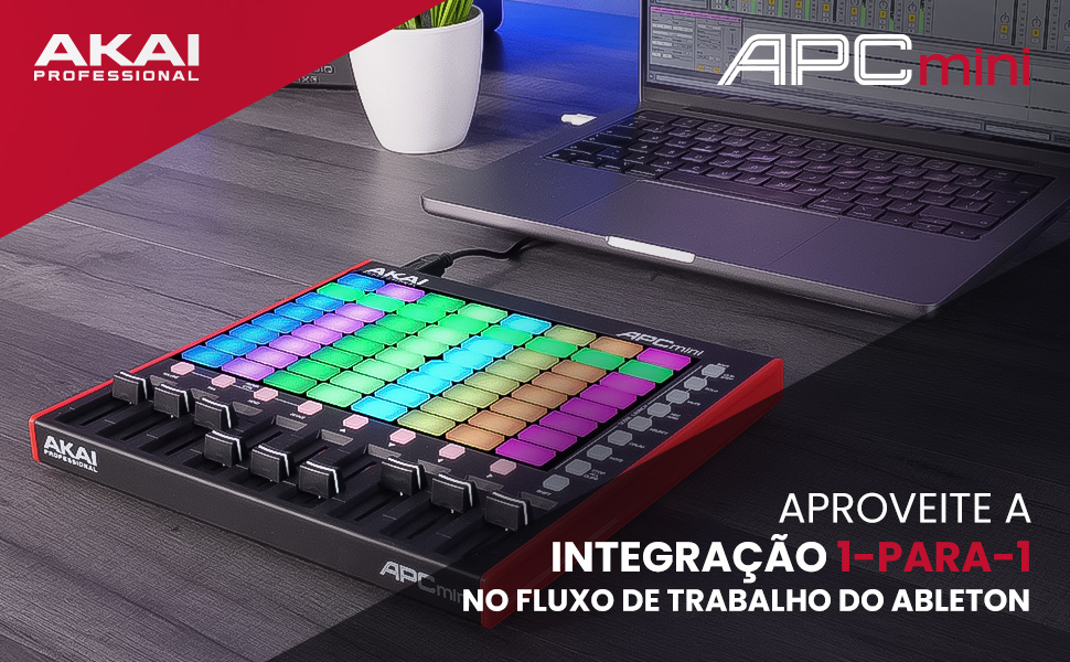 Akai Professional APC Mini MK2 - Controlador MIDI Pad USB