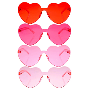 Heart Shaped Glasses 24 pk.