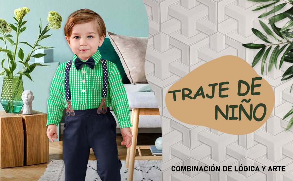 Yilaku Roupa bebé criança 4 peças conjuntos de outono e inverno camisa de manga comprida calças