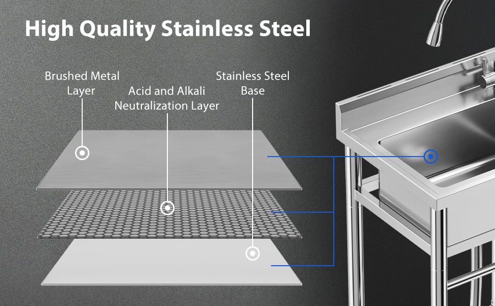304 Stainless Steel Sink