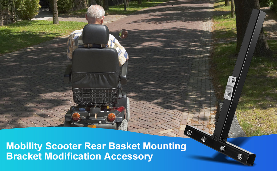 Scooter Holder ,Mobility Scooter Rear Basket Support Mounting Tool
