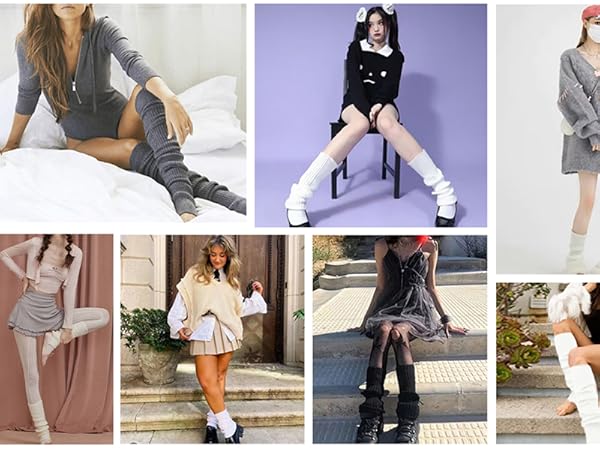 【新品】Y-3 LEG WARMER S/M v28 Women's Neon Knit Leg Warmer for 80s Party Dance Sports