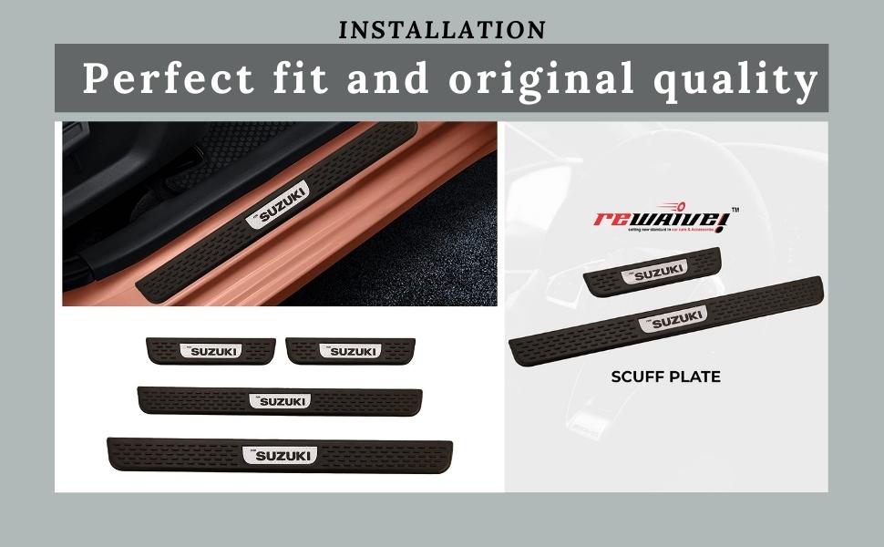 Rewaive Car Door Foot Step for Maruti Suzuki Grand Vitara, Sill Plate