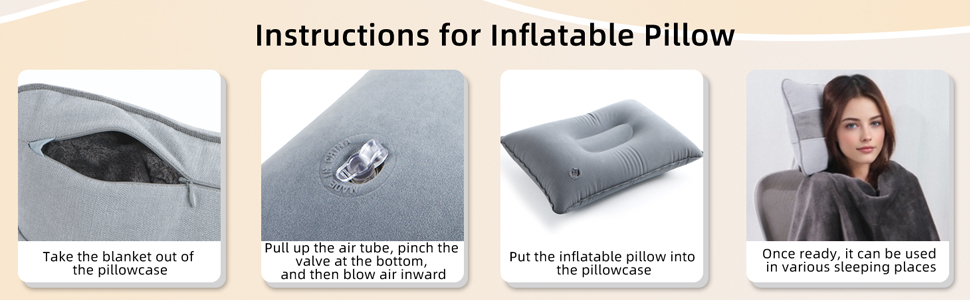 melissa travel blanket pillow