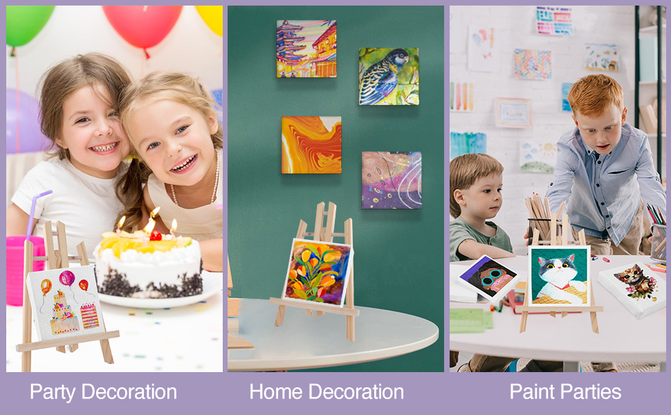 ESRICH Mini Canvases for Painting, Canvas in Bulk 32Pack