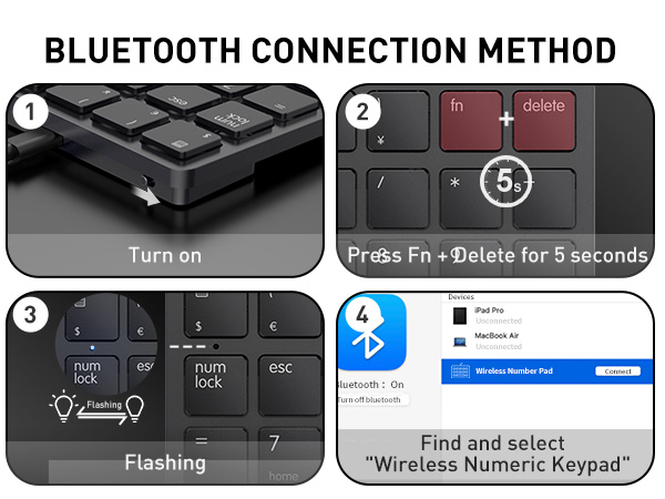 wireless number pad