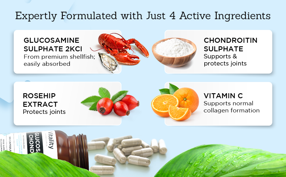 Glucosamine and Chondroitin High Strength Supplement for Men and Women