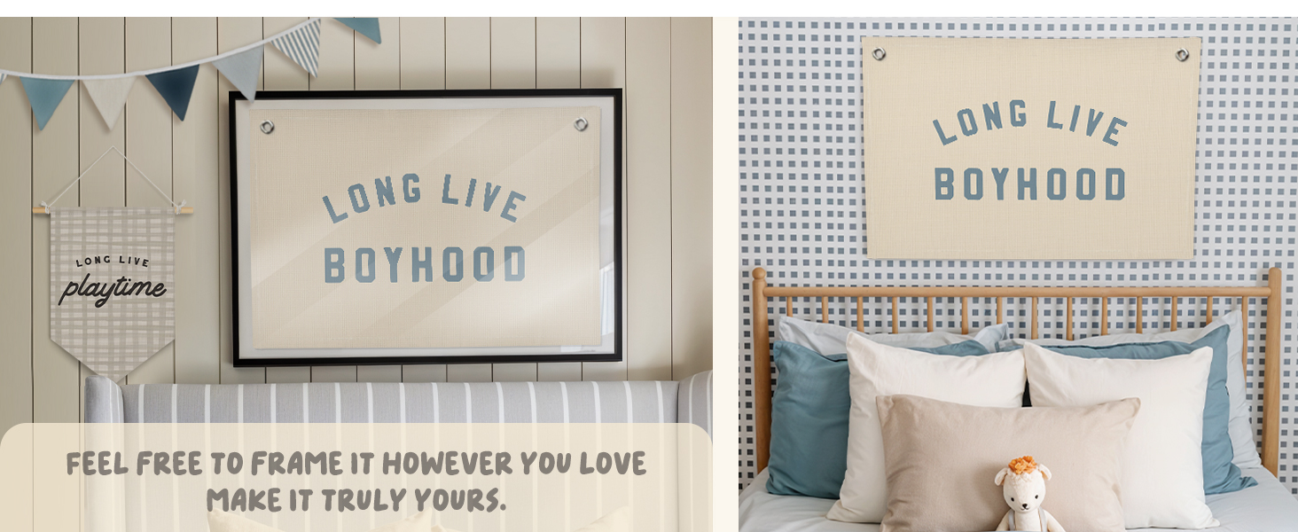 Large enough to anchor a wall, yet light enough for easy styling in any room.