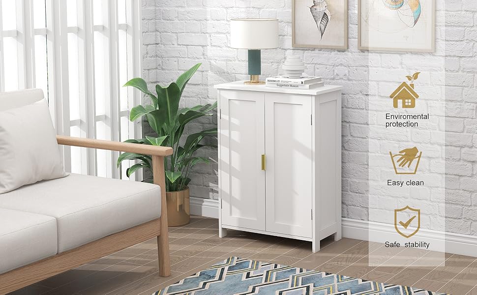 bathroom floor storage cabinet