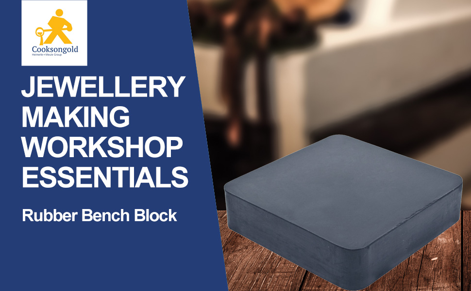 Jeweller's and Metalsmiths Hard Wearing Rubber Work Bench Block for