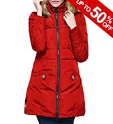 Orolay Women's Winter Down Jacket with Faux Fur Trim Hood