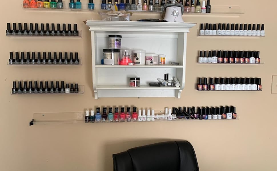 Nail Polish Rack Shelf for Wall Essential Oil Stand Holder
