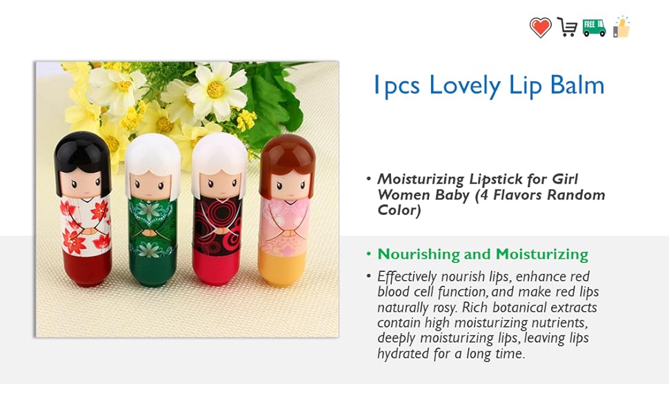 1pcs Lovely Lip Balm