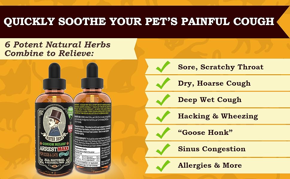 MISTER BEN'S Original Kennel Cough Treatment for Dogs