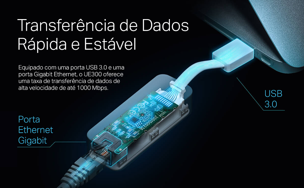 Transferência de dados rápida e estável