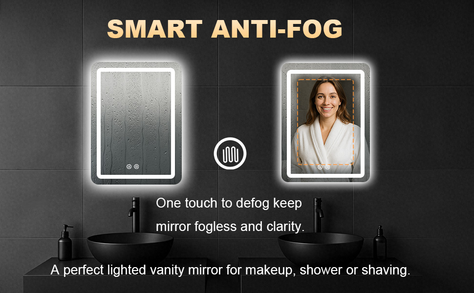 LED bathroom mirror