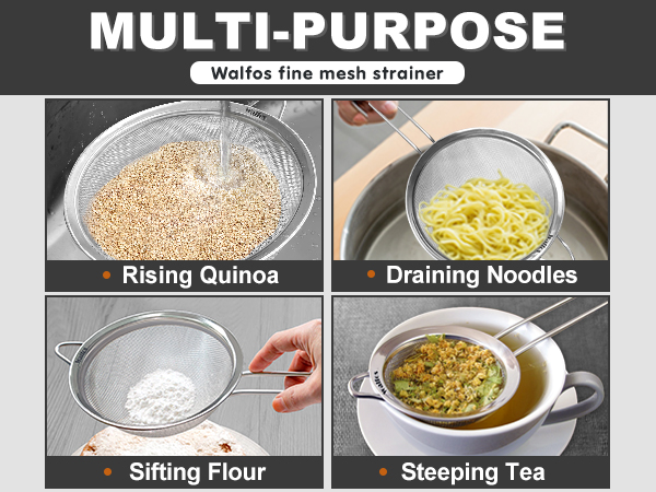 strainers for kitchen sifter for baking