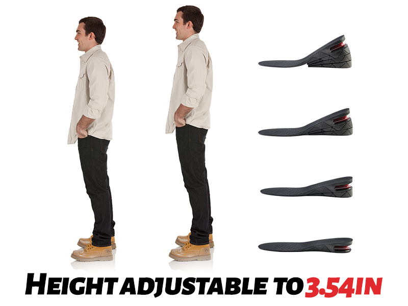 Height Increase Insoles,Height Insoles with Air Cushion