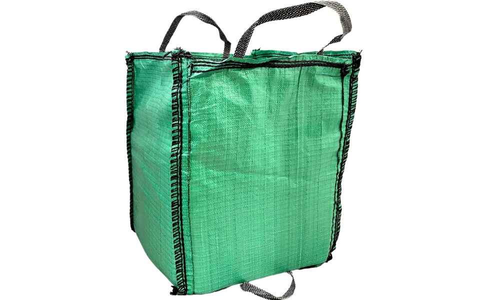 AirTechUK Green Garden Waste Bags 120 Litres (45 x 45 x 56) cm Industrial Woven Polypropylene