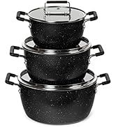 Panelas e frigideiras antiaderentes Frigideira antiaderente conjunto de panelas de indução cozinha de aço inoxidável 