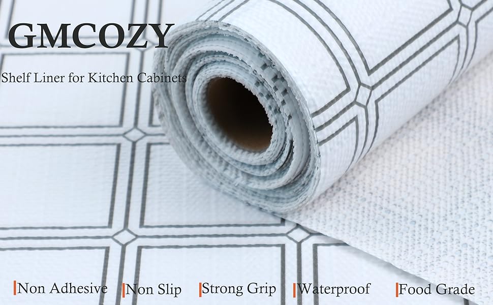 Shelf Liners for Kitchen Drawer 10 Inch Wide X 10