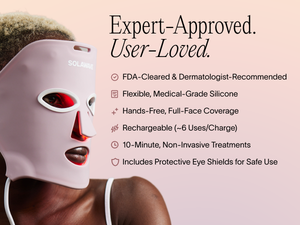 SOLAWAVE LEDライトセラピーFace Mask Solawave LED light therapy mask review