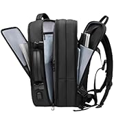 POIXM Vacuum Backpack with Pump for Travle, 60L Expandable Air Compression System, Water-Resistan...