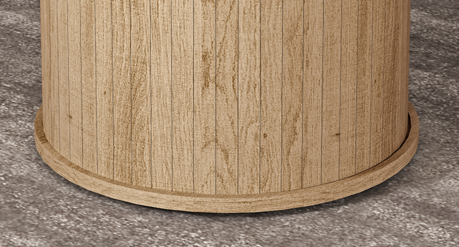 Experience a modern aesthetic with this beautifully crafted end table that complements any style